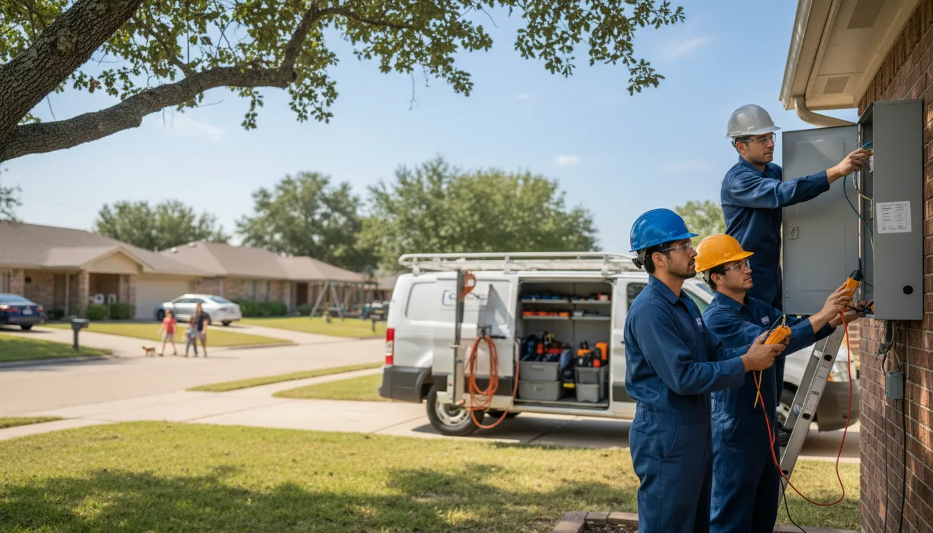 Certified electrician providing emergency electrical services in Gilboa, WV